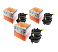 3x MAHLE / Knecht Filtro de Combustible KL 779 Fuel Filtro