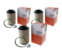 3x MAHLE / Knecht Filtro de Combustible KX 178d Fuel Filtro
