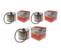 3x MAHLE / Knecht Filtro de Combustible KX 201d Fuel Filtro