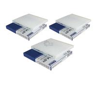 3x MAHLE / Knecht Filtro Habitáculo Aire Habitáculo Filtro de Polen LA 477