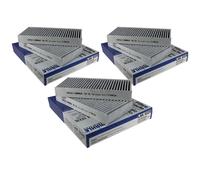 3x MAHLE / Knecht Filtro Habitáculo Aire Habitáculo Filtro de Polen Lak 122/S