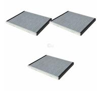 3x MAHLE / Knecht Filtro Habitáculo Aire Habitáculo Filtro de Polen LAK 447