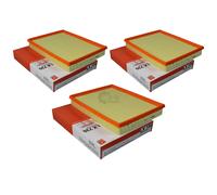3x MAHLE / KNECHT Filtros De Aire LX 735