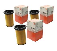 3x MAHLE / Knecht KX 69 Filtro de Combustible Filtro Fuel
