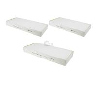 3x MAHLE / KNECHT LA 279 Filtro De Aire Interior Filtro De Polen Filtro Interior