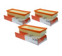 3x MAHLE / KNECHT LX 1601 Filtro De Aire