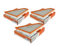 3X MAHLE / KNECHT LX 1663 Filtro De Aire Para Chrysler PT Cruiser PT