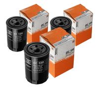 3x MAHLE / KNECHT OC 120 Filtro De Aceite