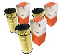 3x MAHLE / KNECHT OX 168D Filtro De Aceite