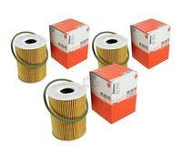 3X MAHLE / KNECHT OX 254D5 Filtro De Aceite Para Porsche Macan 95B