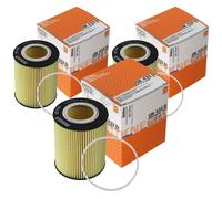 3X MAHLE / KNECHT OX 433D Filtro De Aceite Para Volvo XC90 I BW Land Rover