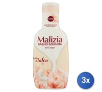 3X Malizia Baño 1000 Ml. Talco