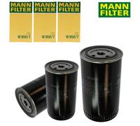 3x Mann-Filter W 950/7 Filtro de Aceite Motor Para VW Lt 28-35 I 00 03 563 603