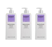 3x Marbert Bath & Body Classic loción corporal 400 ml