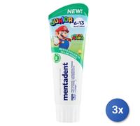 3X Mentadent Pasta De Dientes 75 Ml. J. Junior Sup Mario