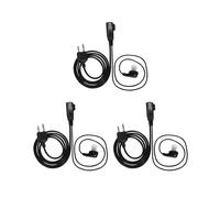 3X Microfono Auricular del Tubo del Sonido del Aire para Midland Walkie Talkie GXT G6 G7 G8 G9 75-810 GXT650 LXT80 Auricular Inalambrico