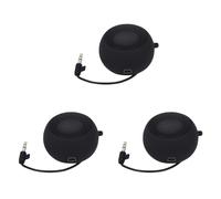 3X Mini Speaker Portable Rechargeable Travel with Aux Input Wired 3.5m