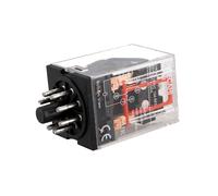 3X MK2P-I Clear Shell DPDT AC220V Bobina Relé de Potencia Base de Enchufe