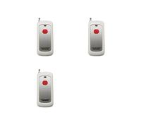 3X Módulo de Control Remoto Inalámbrico EV1527 de 433 MHz con Código de Aprendizaje y Antena, Control de un Solo Botón, Alcance de 1000 M.