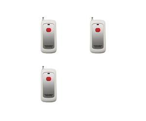 3X Módulo de Control Remoto Inalámbrico EV1527 de 433 MHz con Código de Aprendizaje y Antena, Control de un Solo Botón, Alcance de 1000 M.