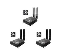 3X Módulo M.2 NGFF 4G/5G A Adaptador USB 3.0 Convertidor de Tarjeta Wifi M2 Placa Elevadora con Antena Enfriador Ventilador Ranura para Tarjeta SIM
