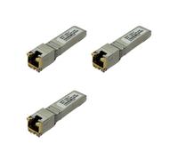 3X Módulo Óptico 10G SFP + A Rj45 30m Autoadaptación 10G/5G/2.5G Compatible con Conmutador Óptico para , Mikrotik y Ethernet