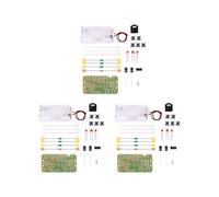 3X Módulo Receptor de Radio FM Estéreo 76MHz-108MHz FM DIY Kit de Soldadura Electrónica Circuito PCB Placa Proyecto de Práctica de Soldadura