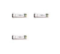 3X Módulo Transceptor de Fibra Óptica SFP+ 10G, 850 Nm, 300 M, Multimodo, Dúplex LC, 10 Gigabit SFP DDM para Conmutadores