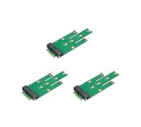 3X Msata Mini Pci-e 3.0 Ssd A Ngff M.2 Tecla B Sata Interfaz Tarjeta de Adaptadora