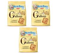 3x Mulino Bianco Galletti Italian Biscuits Cookies 350g Snack!