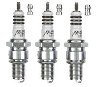 3X NGK Bujía De Iridio BR7EIX 6664 Para Suzuki GT 380 550 750 1972 1973 1974
