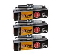 NGK Bujía de encendido V-Line para Hyundai i30 FD 1.4, Kia Venga YN 1.6, M12x1,25 – Pack 2