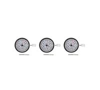 3X NH36/NH36A Movimiento Mecánico Automático 24 Joyas Corona de Rueda de Fecha Blanca Una 3.0 Reemplazos del Mecanismo del Reloj