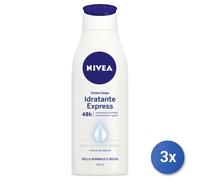 3X Nivea Crema Corporal Hidratante Express 250 Ml
