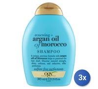 3X Ogx Champú 385 Ml. Aceite De Argán De Marruecos