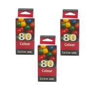 Lexmark nº 80 (12A1980) cartucho de tinta tricolor (original)