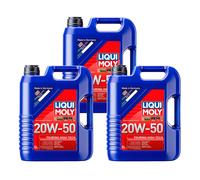 3x Original Liqui Moly 5L Aceite de Motor Aceite Touring High Tech 20W-50 Oil