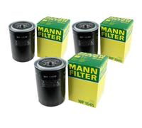 3x Original MANN-FILTER Filtro de Aceite WP 1045