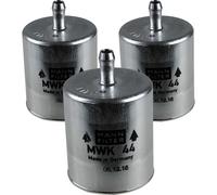 3x Original MANN-FILTER Filtro de Combustible MWK 44 Fuel Filtro