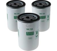 3x Original MANN-FILTER Filtro de Combustible Wk 723 (10) Fuel Filtro
