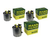 3x Original MANN-FILTER Filtro de Combustible WK 9025 Fuel Filtro