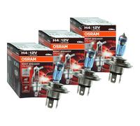 4x Osram Night Breaker Ilimitado +110% más Luz More Light H4 Halógena Lámpara