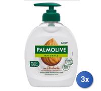 3X Palmolive Jabón 300 ML. Almendra Hecho En Italia