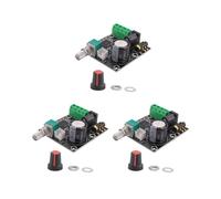 3X Pam8610 Dual Canal 12V Tablero de Amplificador Estereo de Audio Digital Puro HD Clase D 15W x 2 Modulo