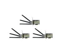 3X para Broadcom Bcm94360CSAX Bcm943602CS Bcm94331CSAX Tarjeta WLAN Adaptador Convertidor de Escritorio PCI-E + Antena