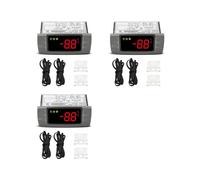3X para el Controlador de Temperatura Dixell XR02CX-4N1F1, Reemplazo para el Controlador de Temperatura Dixell, Apto para Refrigeradores y