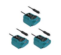 3X para Maikta BL1830 BL1840 BL1850 BL1840B BL1815 18V Li-Ion Batería Enchufe de Encendedor de Cigarrillos Cargador Cargador de Vehículo
