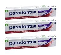 3x Parodontax Ultra Clean Pasta de Dientes Contra Zahnfleischbluten Y 75ml