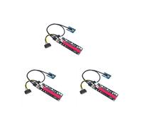 3X PCIe A PCI Express 16X Riser para Computadora Portátil Tarjeta Gráfica Externa EXP GDC BTC Miner MPCIe A PCI-E Ranura Tarjeta de Minería