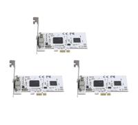 3X PCIE Expansion Card to AV Surveillance HD 640X480 Resolution Video